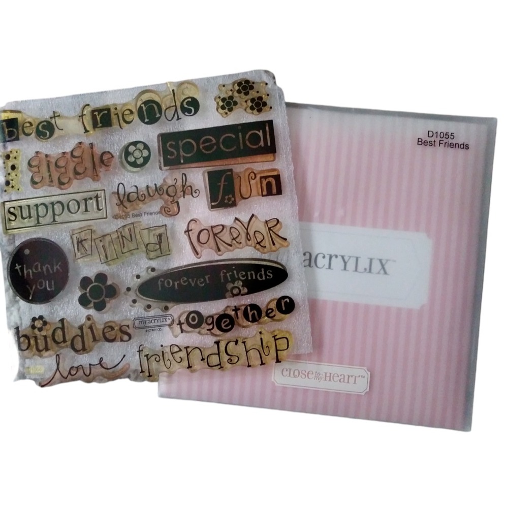 CTMH STAMP SET D1055 Best Friends, Retired! Close To My Heart